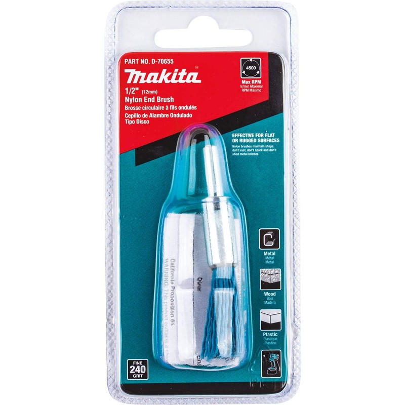 Makita D-66933 1/2" End 240G Nylon 1/4" 1/Ea
