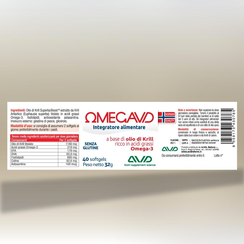 AVD REFORM | Omegavd – Integratore di Omega 3 da