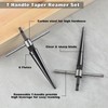 LEONTOOL Taper Reamer, Taper Reamer, Hexagonal Shaft T-Handle Reamer, Taper