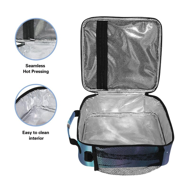 Wolf Aurora Lunch Box Insulated Lunch Bag Prep Kids Cooler