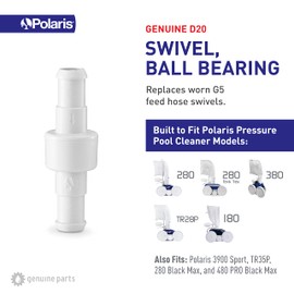 Polaris Genuine Parts D20 Ball Bearing Swivel Replacement Compatible with Polaris Models 280, 380, 3900 SPORT, TR28P, TR35P, 180
