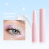 3PCS Jelly Glitter Eyeshadow Stick Set, Multi-Use Highlighter Makeup Pencil,