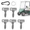 FCOUIID Golf Cart Key Replacement Ignition Keys for Club Car