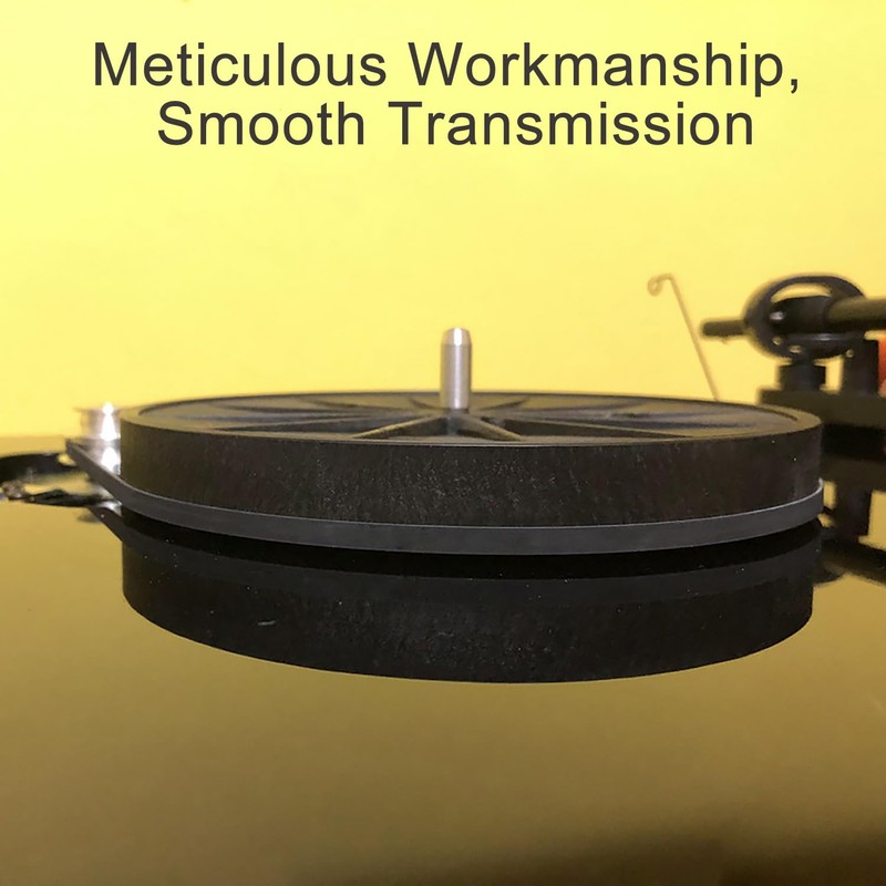 vgggrd Machine Belt, Rubber Record Belt, Compatible with Turntables, Replacement