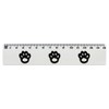 'Animal Print' 15cm (6 Inch) White Plastic Ruler (RL00030513)
