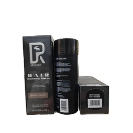 DRMOOSE | Hair Fibers for Thinning Hair - Building Fibers for Hair - Undetectable & Natural - Completely Conceals in Seconds - Fill in Thinning or Fine Hair, Instantly Fill and Cover Sparse Hair Areas, Thicker Looking Hair, Multiple Shades - Topper for W