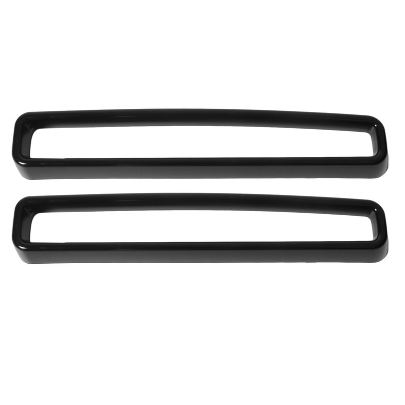 Car Front Grille Trim Bright Black UV Protection Coating Replacement