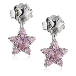 Prinzessin Lillifee 465076 Children's Stud Earrings 925 Sterling Silver, Sterling Silver, Cubic Zirconia