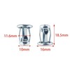SBRRAIL 1/4-20 Inch Jack Nut Hollow Door Anchors Threaded Insert