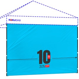 Instant Canopy Tent Sidewall for 10x10FT Pop Up Tents – 100% Waterproof &99% UV Protection Shelter Wall (Canopy Not Included) (Blue, 1PCS)