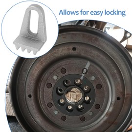 GLEAVI Flywheel Fixture Flywheel Holder Tool, Flywheel Lock Tool, Engine Flywheel Tool, Flywheel Holders, Flywheel Rotation Tool, Metal Silver
