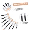 PACKOVE 20pcs Double Sided Eye Shadow Applicators Lightweight Portable Makeup
