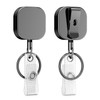 Pawfly 2 Pack Heavy Duty Metal Retractable Badge Reel for