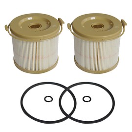 KATSU Filter Element 2010TM 2 Pieces Compatible with Racor FG500 Diesel Engine Fuel Filter Water Separator Replacement Truck Tractors Marine Electric Generator SP48272002