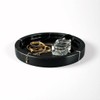 EXCHUES Marble Tray - 6" Jewelry Dish & Vanity Decor,