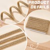 MAYJOYDIY 5m Gold Gimp Braid Trim Metallic Edge Trim 10mm
