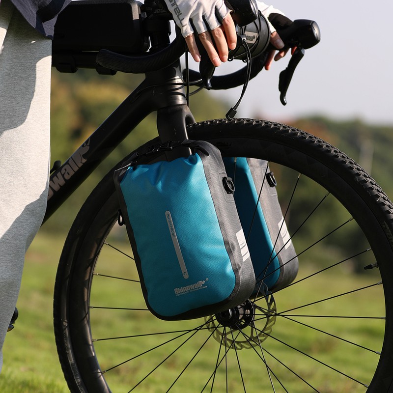 6L Bike Quick Release Bike Front Fork Bag Waterproof Cycle