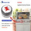 91538 Grill Lighted Control Knobs, 2 Pack Outdoor Grill knobs
