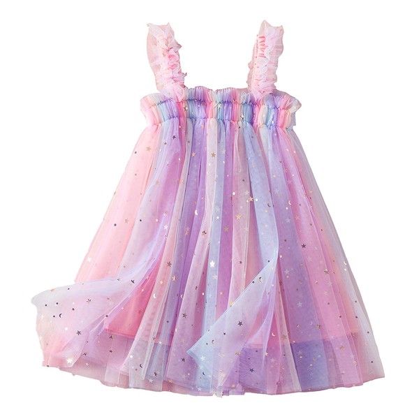 Nileafes Toddler Summer Dress Baby Girl Strap Floral A Line