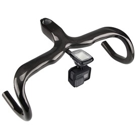 BSSOK Integrated Bicycle Computer Mount for Road Bike (Aluminium Alloy) Handlebar Mount for Garmin Edge, Wahoo Elemnt, Bryton, Cateye, GoPro Camera and Lamp
