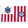 Fyon Maritime banner Ensign of the Coast Guard flag 3x5ft