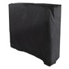 Ping Pong Table Cover Black Zippered 210 Silver Coated Waterproof