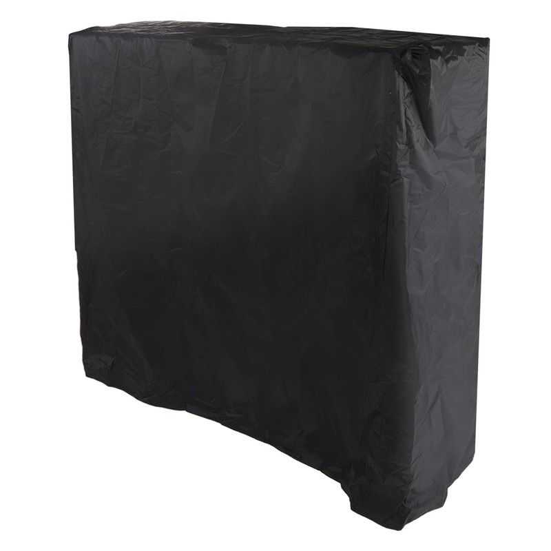 Ping Pong Table Cover Black Zippered 210 Silver Coated Waterproof