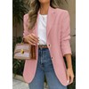 PRETTYGARDEN 2025 Blazers for Women Business Casual Long Sleeve Lapel