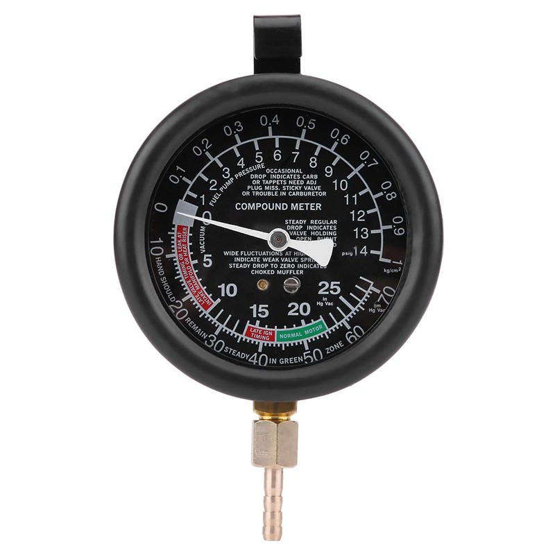 Vacuum and Fuel Pump Tester Gauge Kit, Keenso Car Engine