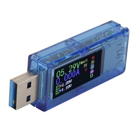 AT34 USB 3.0 Color, USB Tester USB Meter fnb38 LCD Tester,Voltmeter Ammeter Multimeter Charger USB Tester