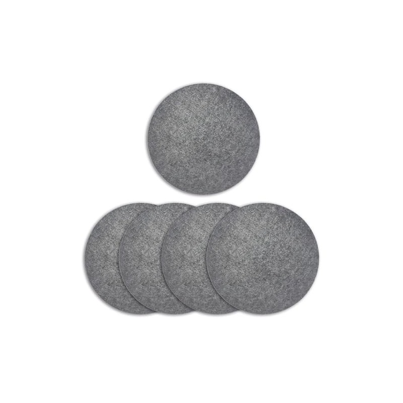 Felt Coasters, Round Table Coasters for Pots, Pans, Plates, Glasses,