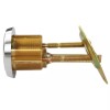 Mul-T-Lock Junior Satin Chrome Rim/Mortise Cylinder With 2 Keys and