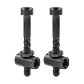 Wanyifa Arandela de tuerca de titanio Ti M5 x 40 mm para Easton Ec90 Ec70 Zero (arcoíris)