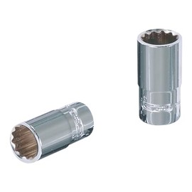 KS Tools 918.1506 1/4 Inch Chrome Plus 12-Point Socket, 5.5 mm