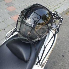 Motorcycle Cargo Net 30x30 Black / 오토바이 짐고정 그물망 30x30 블랙
