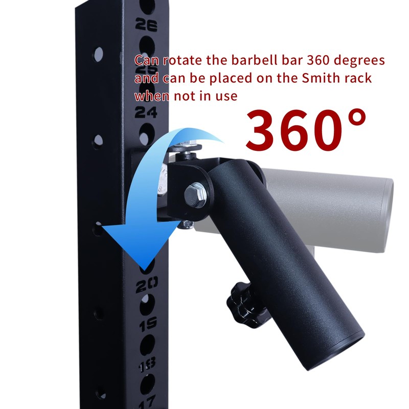 360° Swivel T-Bar Row Landmine Attachment for Barbell