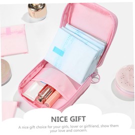 Healeved 2 Bolsas De Almacenamiento De Toallas De Tía Contenedor De Panty Liner Bolsas Sanitarias Bolsas De Toallas Sanitarias Bolsa De Higiene De Viaje Bolso De Niña Adolescente