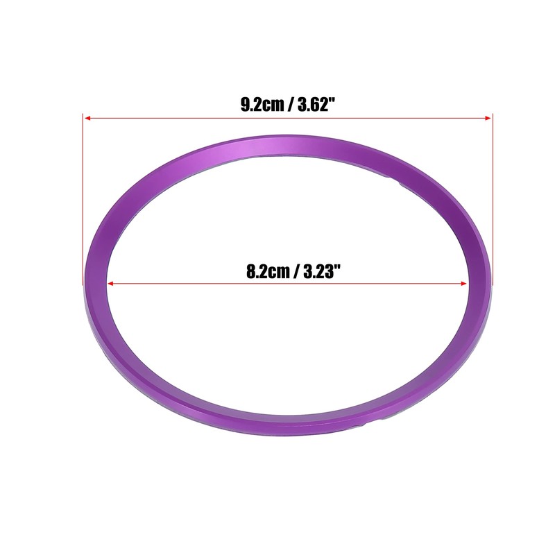 X AUTOHAUX Car Steering Wheel Decoration Sticker Cover Logo Trim