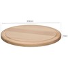 KOTARBAU® Round Cutting Board Diameter 30 cm Wooden Board for