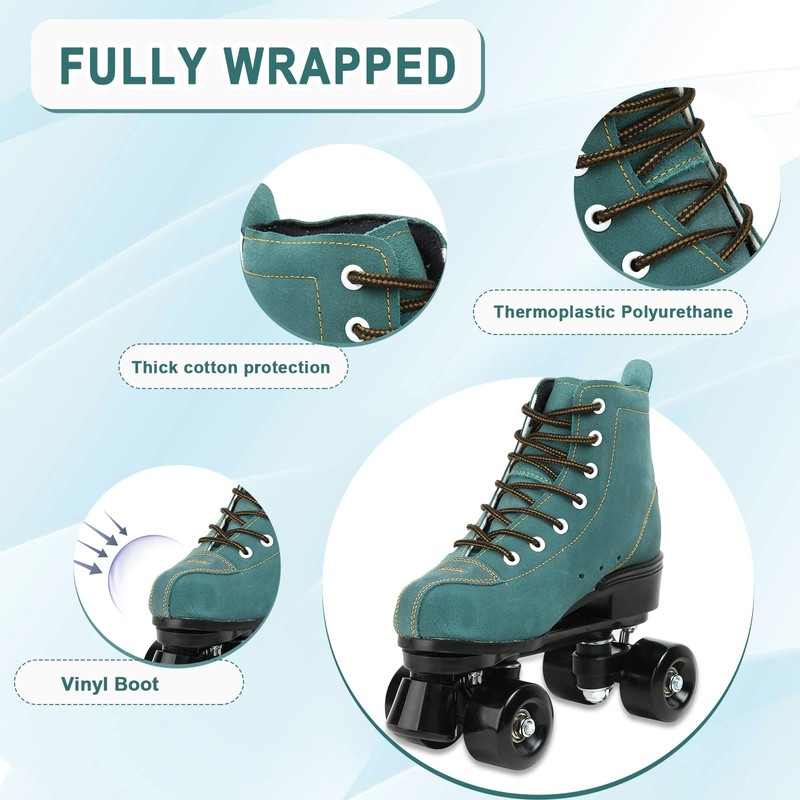 jessie High-Top Roller Skates for Men Women Outdoor and Indoor
