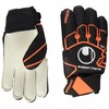uhlsport Soft Resist Supportframe Goalkeeper Glove Men's, Black/Fluo Orange/White, 5