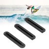 3Pcs/set Surfboard Rudder Groove Plastic Finned Box Plug Fin Plug