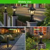 TPSHPTS Solar Post Lights, Outdoor Solar Lamp Post Light with