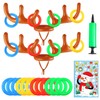 Christmas Party Games Inflatable Reindeer Ring Toss Game for kids,