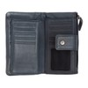 The Chesterfield Brand Fresno Leather Wallet 10 cm, navy, Elegant