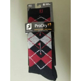 FootJoy New Foot Joy Pro Dry Mens Cushioned Crew Golf Flag Argyle Socks.