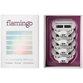For Flamingo Flamingo Women's Razor Blade Refills - 5-Blade Refill Cartridges - 4 Count