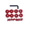 Ballistic Jester 814 Gloss Red Trim Short Bolt Cone Washer