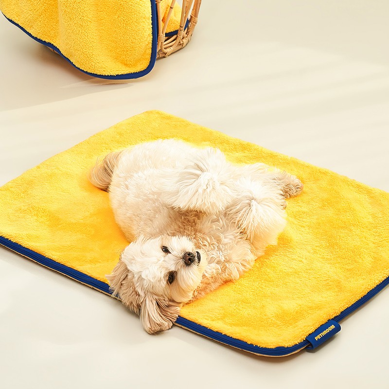 PETHROOM [Pesroom] Sponge Dry Mat for Dogs and Cats, Microfiber