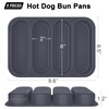 Silicone Hotdog Bun Pan, 6 Inch Standard Hot dog Bun
